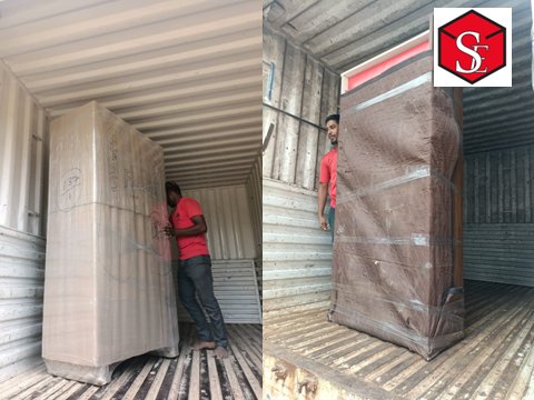 Furniture Loaded in Transport Container – Shiftingeasy Packers and Movers
